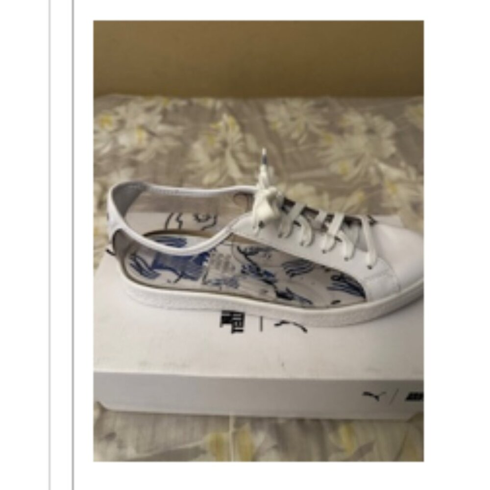Puma Shantell Martin Clyde Clear Sneaker Women's size 7.5 - Picture 6 of 12